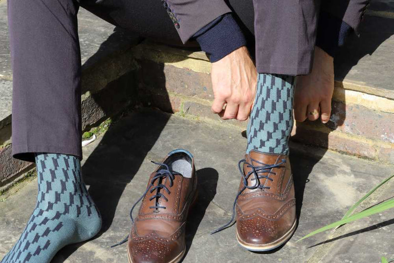 Crosslet Herrensocken - Armeegrün