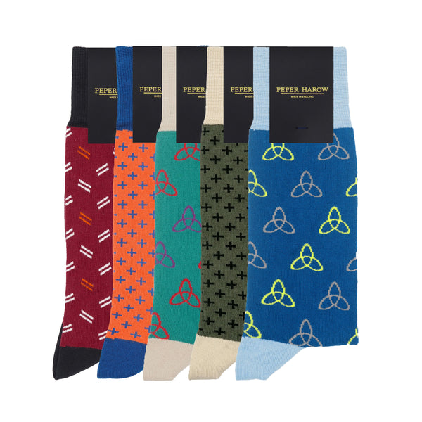 Herrensocken-Set - Mehrfarbig