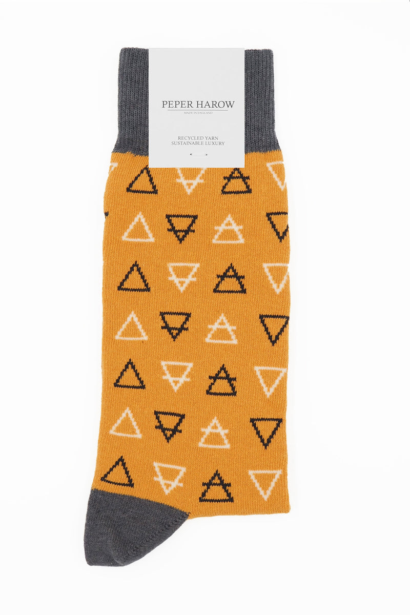 Elements Men's Socks - Mustard