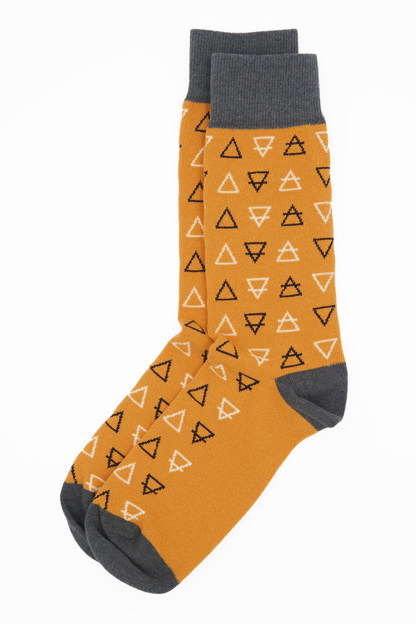 Elements Men's Socks - Mustard