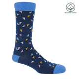 Trilateral Men's Socks - Blue