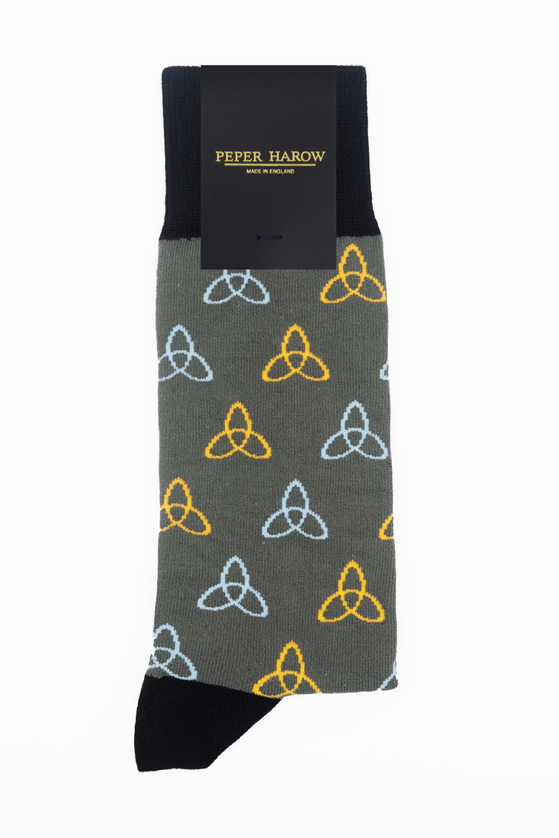 Tri Men's Socks - Grey