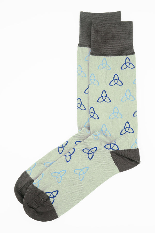 Tri Men's Socks - Light Grey