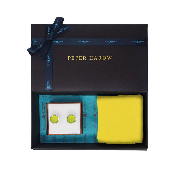 Father’s Day Men’s Cufflink Gift Set - Olive