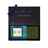 For My Brother Men’s Cufflink Gift Set - Olive