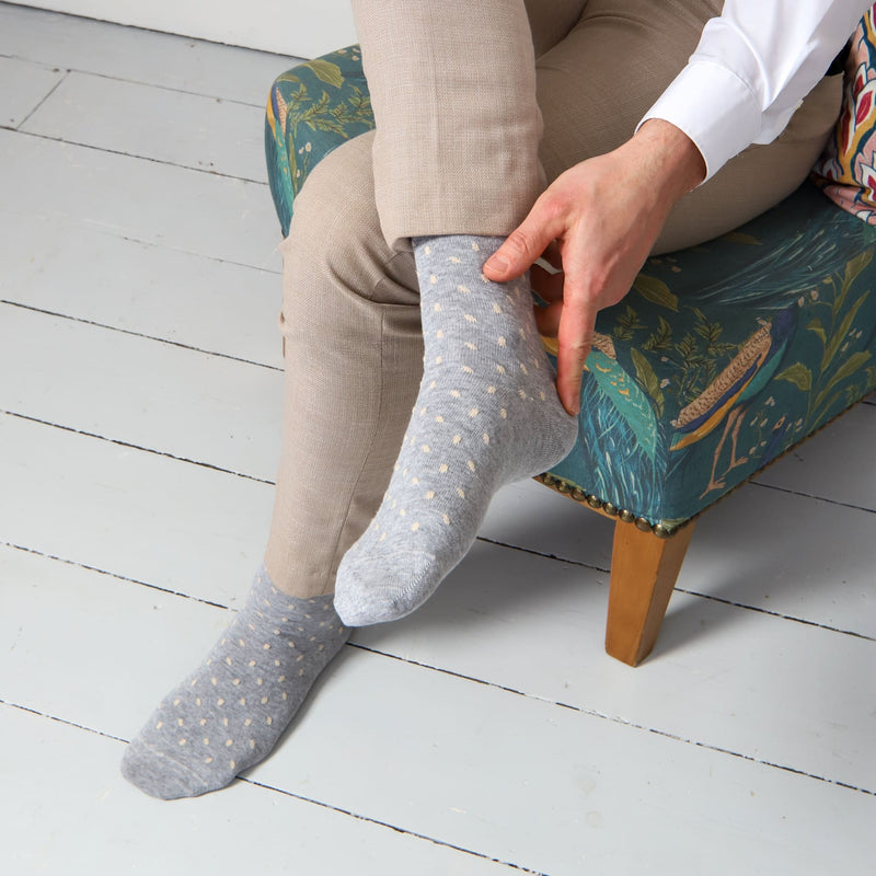 Notting Hill Men's Socks - Grey