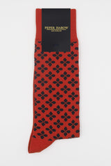 Clover Men's Socks - Orange