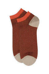 Lux Taylor Men's Trainer Socks - Orange
