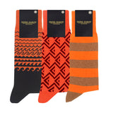 Oranges Sockenpaket für Herren – Bio