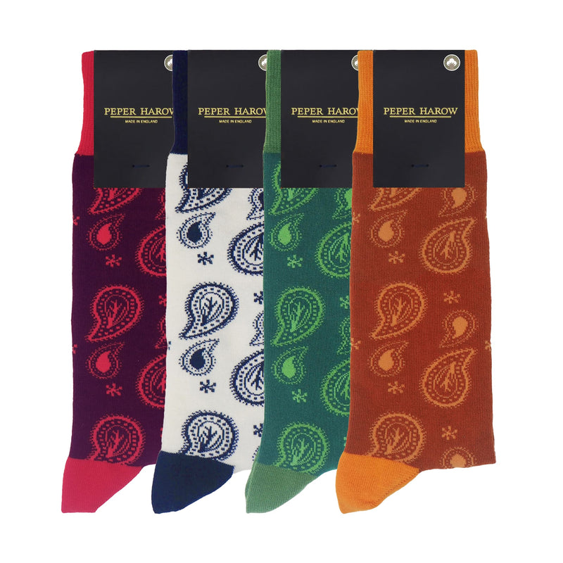 Men’s Paisley Socks Bundle – Organic