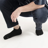 Men's Black Trainer Sport Socks Bundle - Organic
