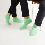Bio Damen Trainer Sportsocken - Grün