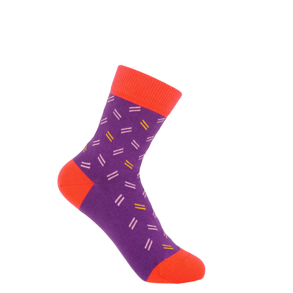 Parallel Women's Socks - Purple