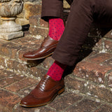 Pin Polka Herrensocken - Denim