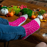 Pin Polka Herrensocken - Rosa