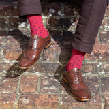 Pin Polka Herrensocken - Denim