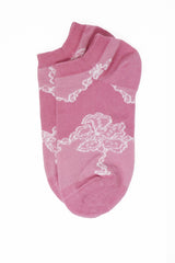 Peper Harow pink Delicate women's luxury trainer socks topshot