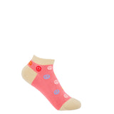 Peace Women's Trainer Socks - Pink