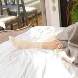 Plain Women's Bed Socks - Cream