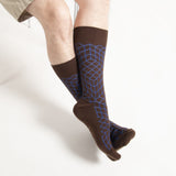 Puzzle Men's Socks - Brown