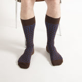 Puzzle Men's Socks - Brown
