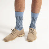 Puzzle Men's Socks - Blue