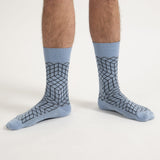 Puzzle Men's Socks - Blue