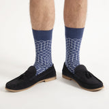 Puzzle Men's Socks - Navy
