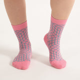 Puzzle Women's Socks - Pink
