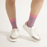 Puzzle Women's Socks - Pink