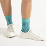 Puzzle Women's Socks - Teal