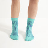 Puzzle Women's Socks - Teal
