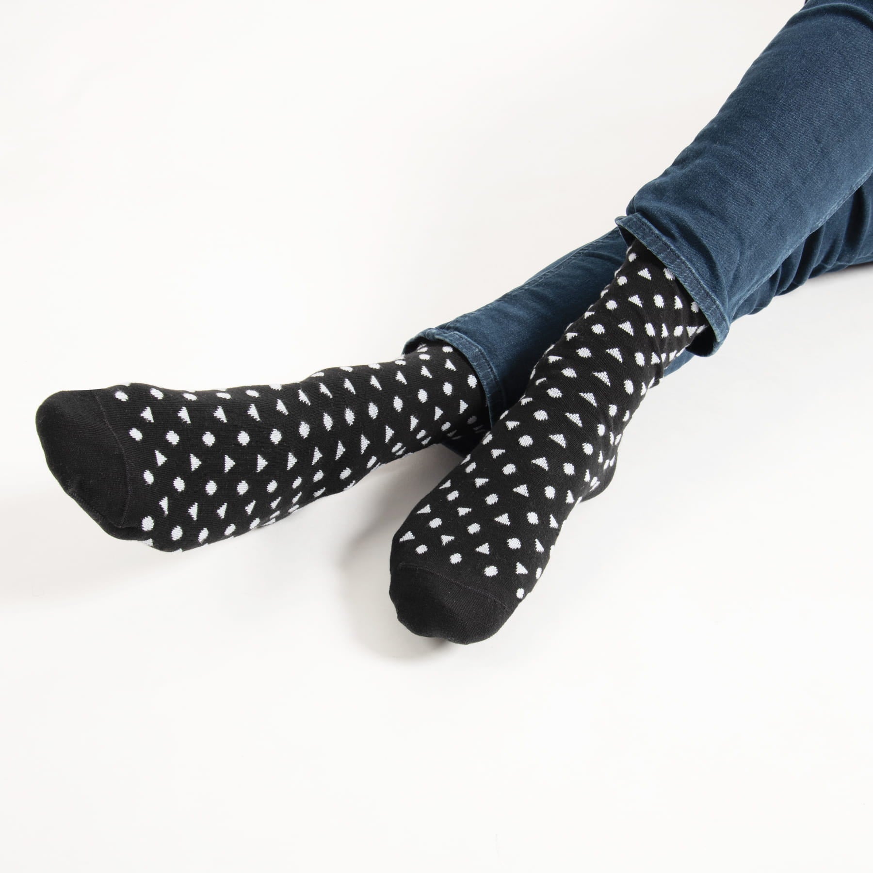 Confetti Men's Socks - Black – Peper Harow