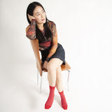 Confetti Women's Socks - Red