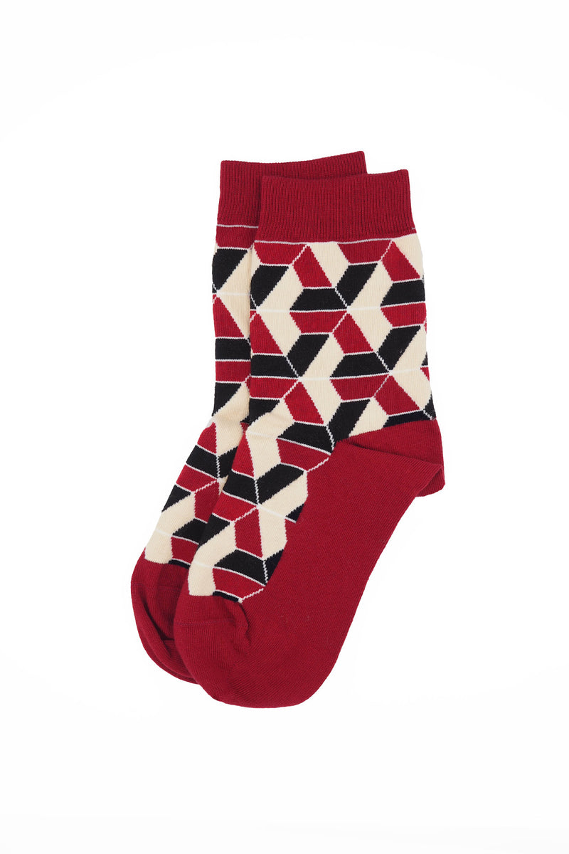 Vertex Women's Socks - Red