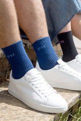 Wendbare Herren-Sportsocken - Blau