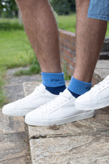 Wendbare Herren-Sportsocken - Blau