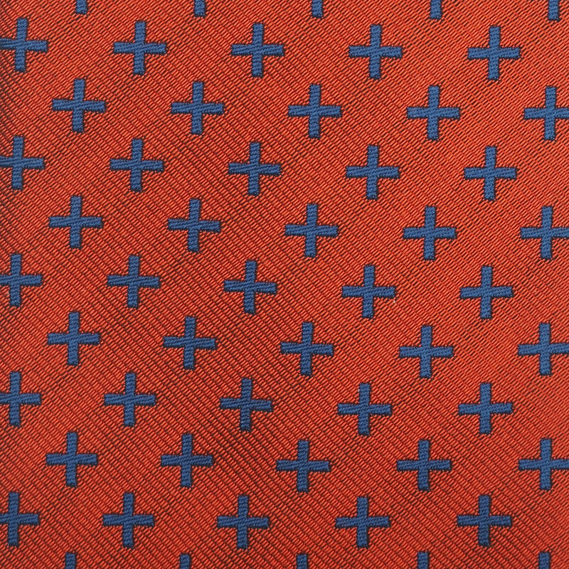 Crosslet Men's Ties - Orange