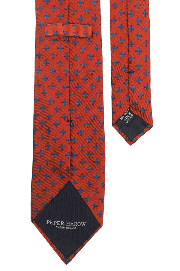 Crosslet Men's Ties - Orange