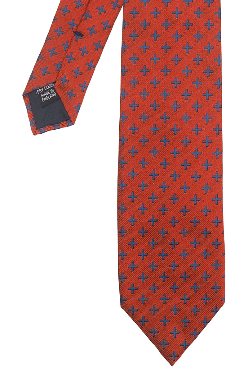 Crosslet Men's Ties - Orange