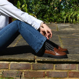 Crosslet Damensocken - Marineblau