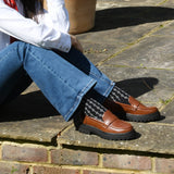 Crosslet Damensocken - Marineblau