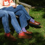 Crosslet Damensocken - Marineblau