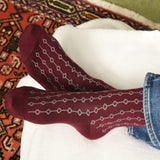 Beads Men's Socks - Maroon