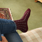 Beads Men's Socks - Maroon