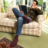 Beads Men's Socks - Maroon