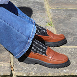 Crosslet Damensocken - Marineblau