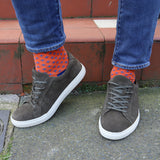 Crosslet Men's Socks - Orange