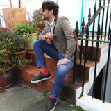 Crosslet Men's Socks - Orange