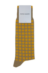Diamonds Herrensocken - Senfgelb